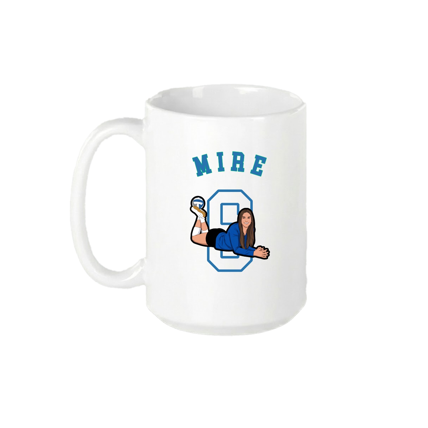 15oz Coffee Mug — Shirsey Arch in White