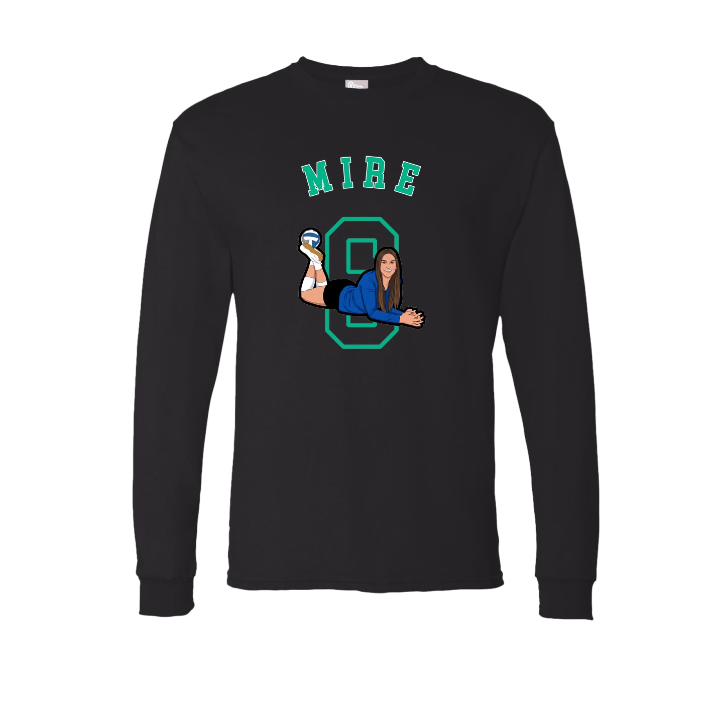 Long Sleeve Tee — Shirsey Arch in Black