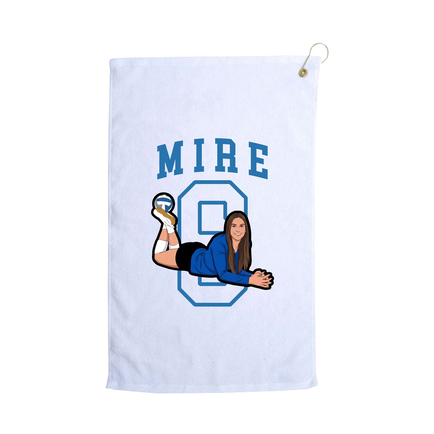 Golf Towel — Shirsey in White
