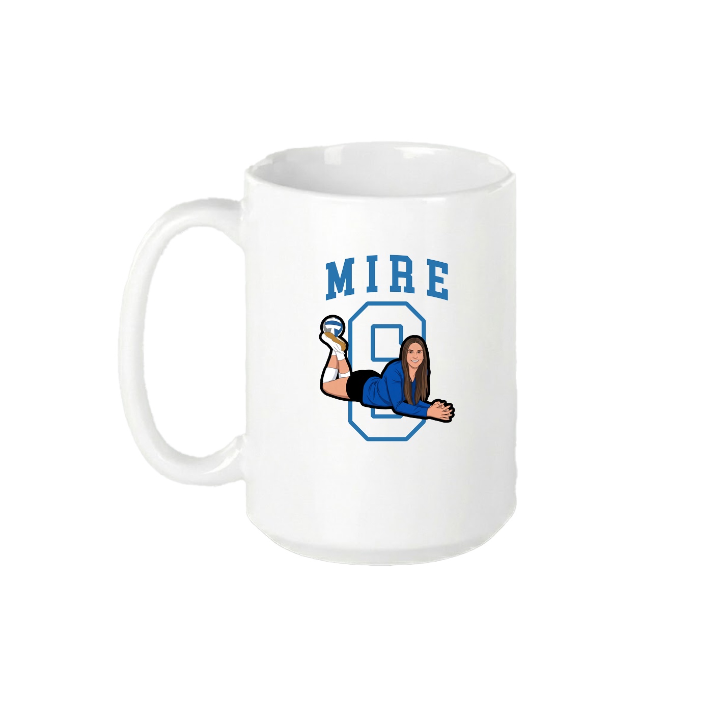 15oz Coffee Mug — Shirsey in White
