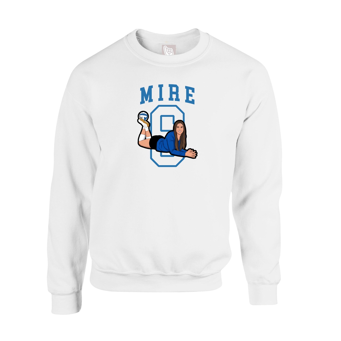 Fleece Crew — Shirsey in White