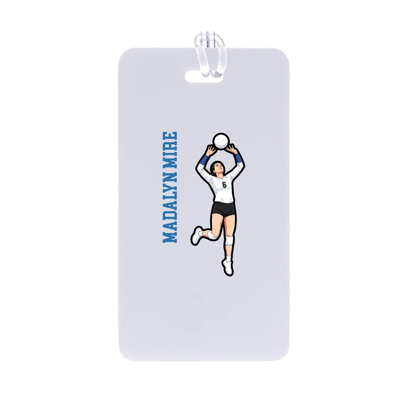 Bag Tag — Name Vertical in Classic