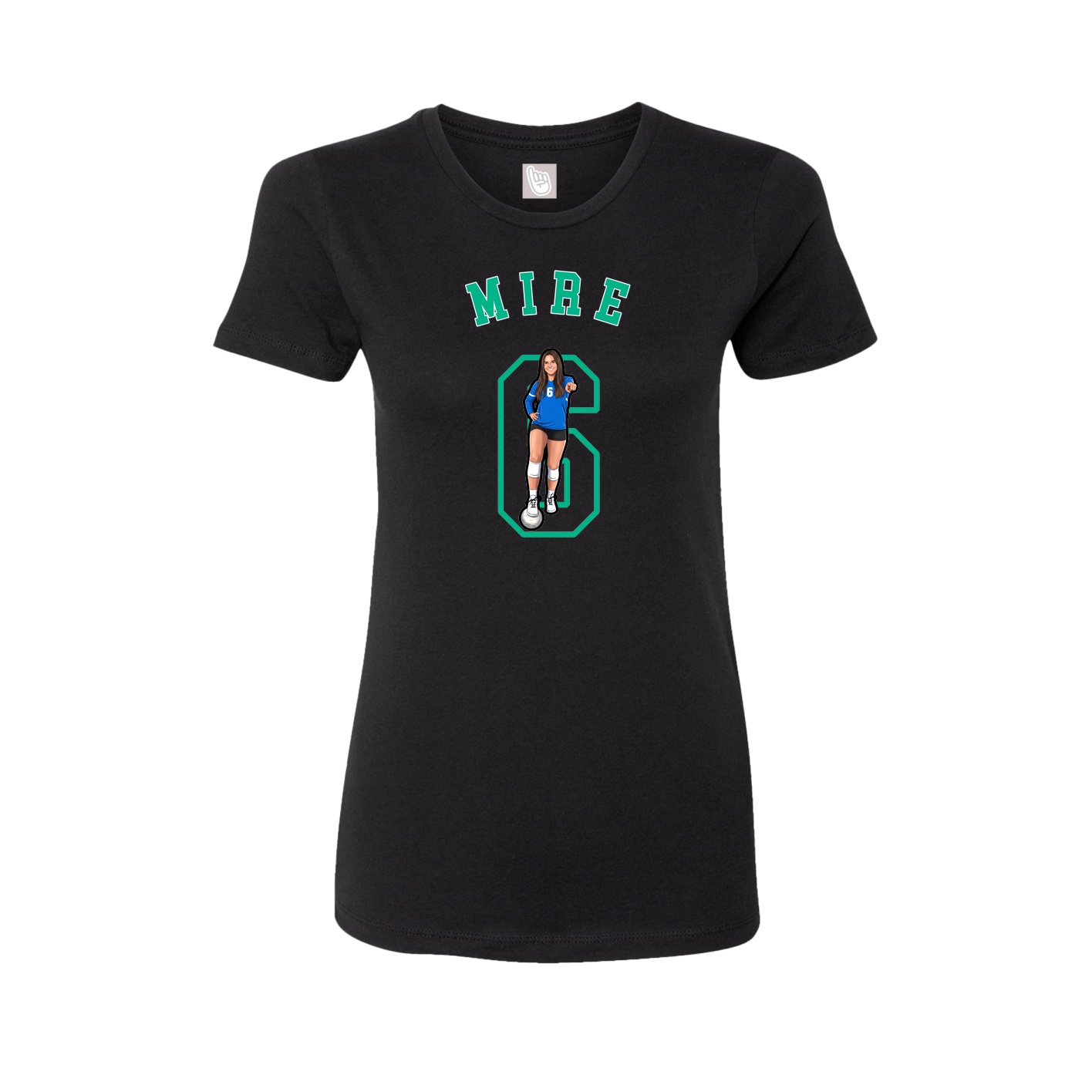 Womens Tee — Shirsey Arch in Black
