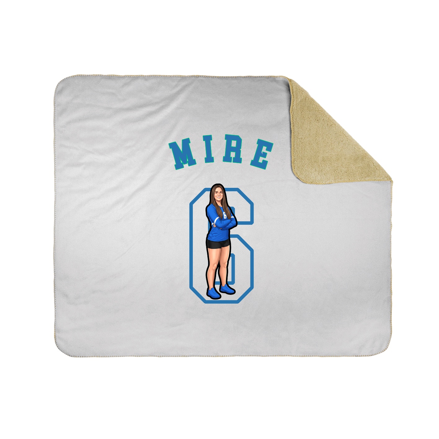 Throw Blanket — Shirsey Arch in White