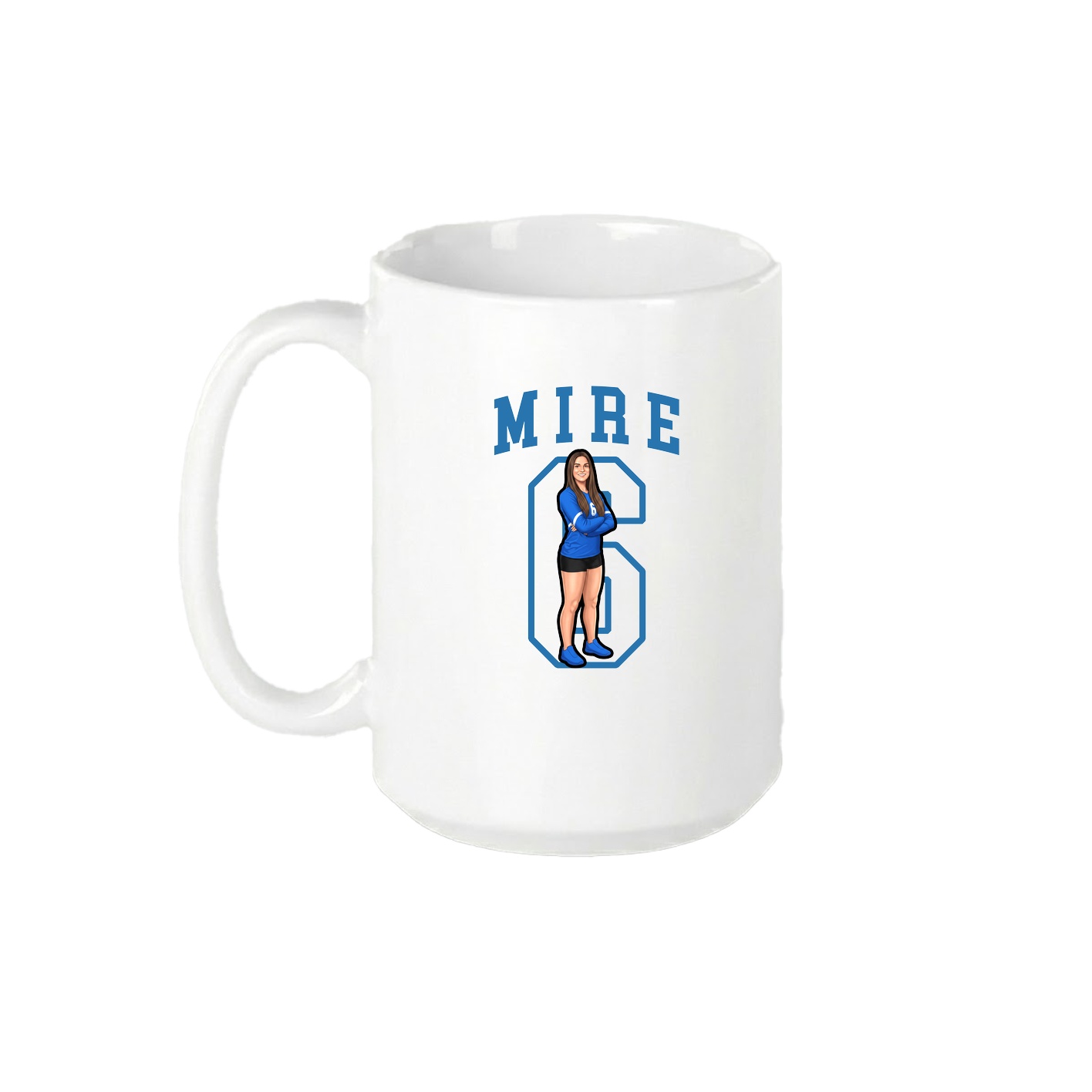 15oz Coffee Mug — Shirsey in White