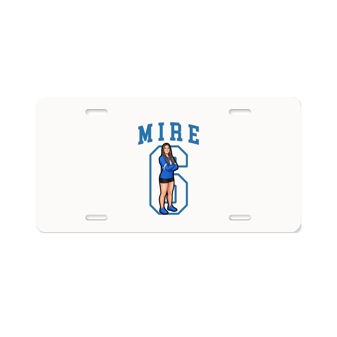 License Plate — Shirsey in Classic