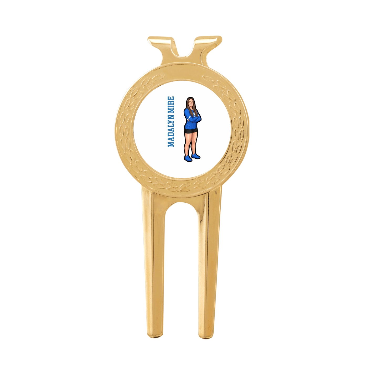 Divot Tool with Ball Marker — Name Vertical in Classic