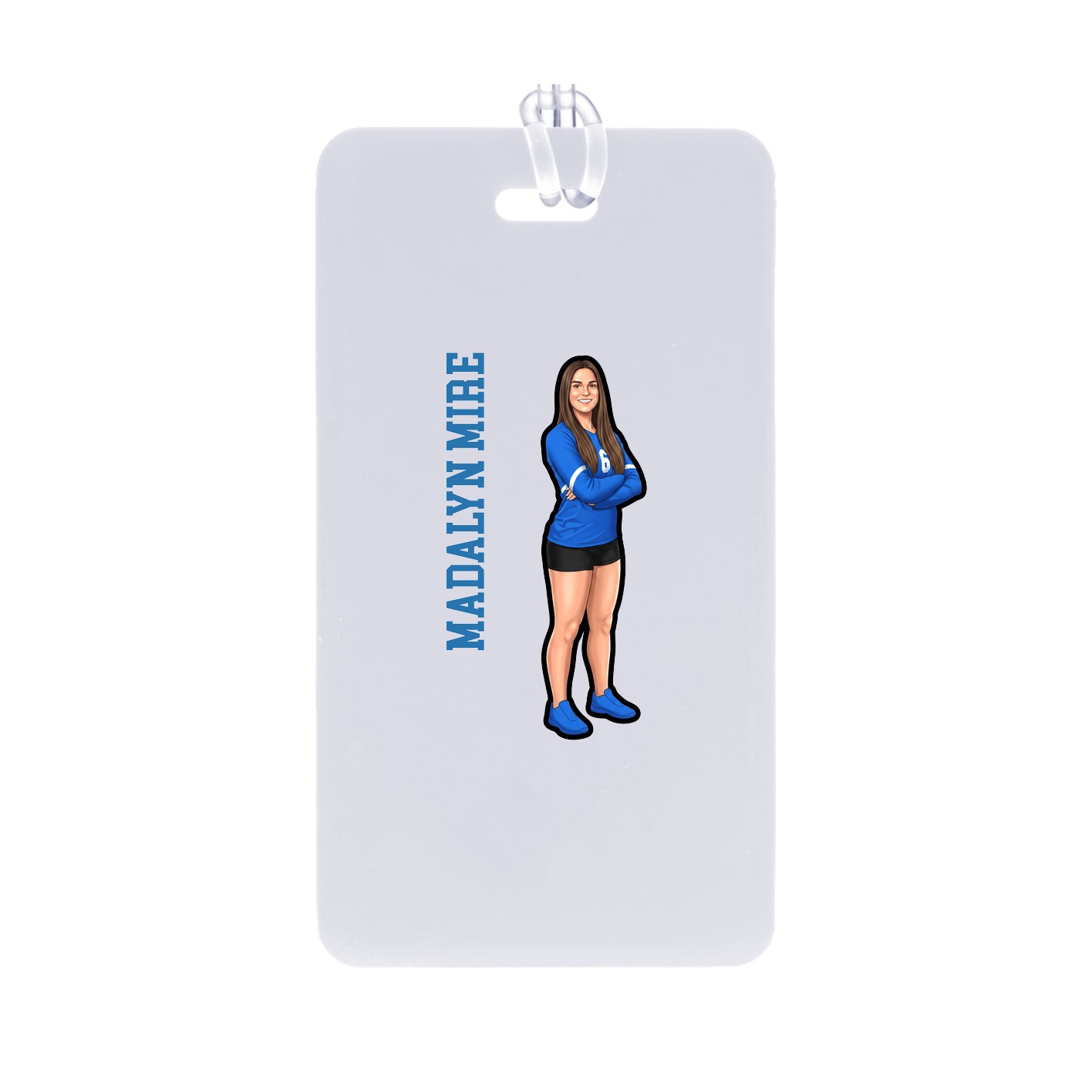 Bag Tag — Name Vertical in Classic