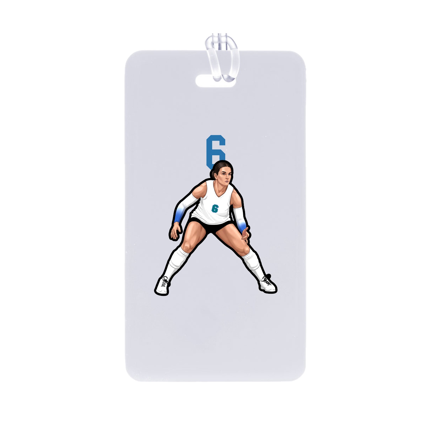 Bag Tag — Number Top in Classic