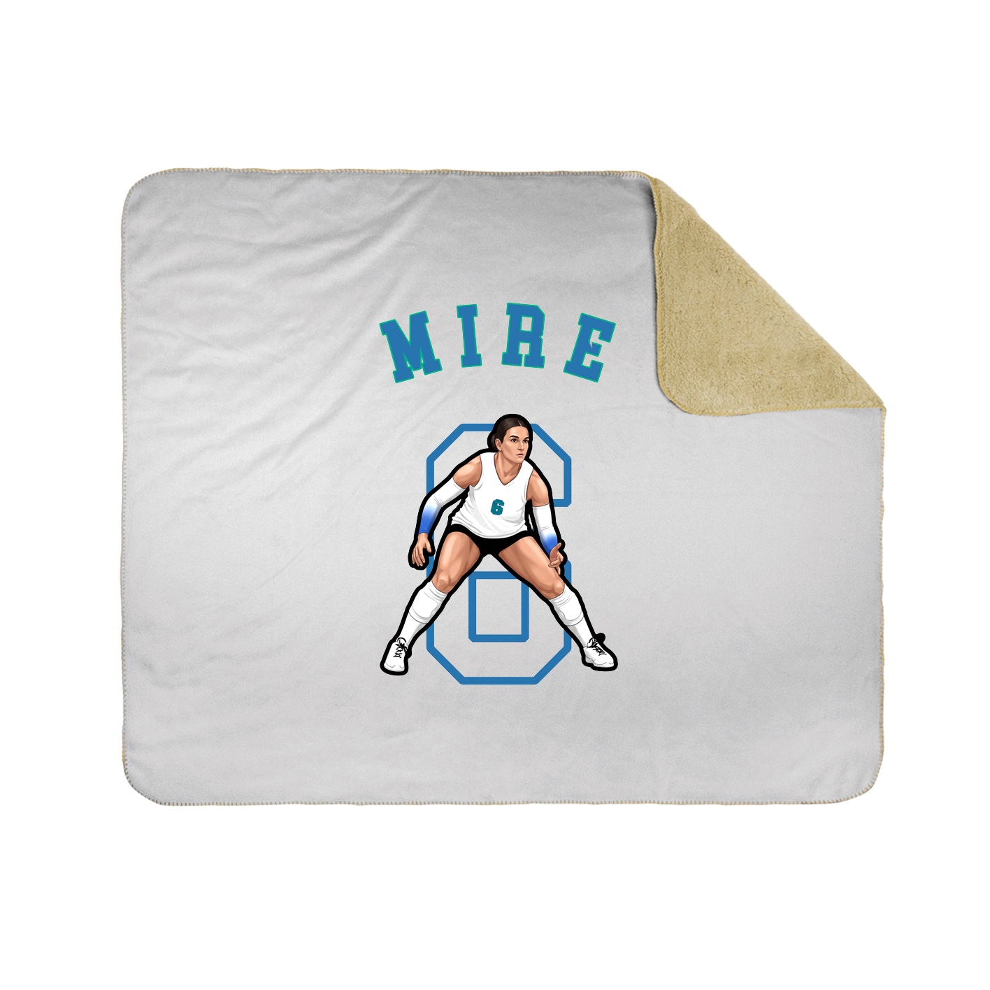 Throw Blanket — Shirsey Arch in White