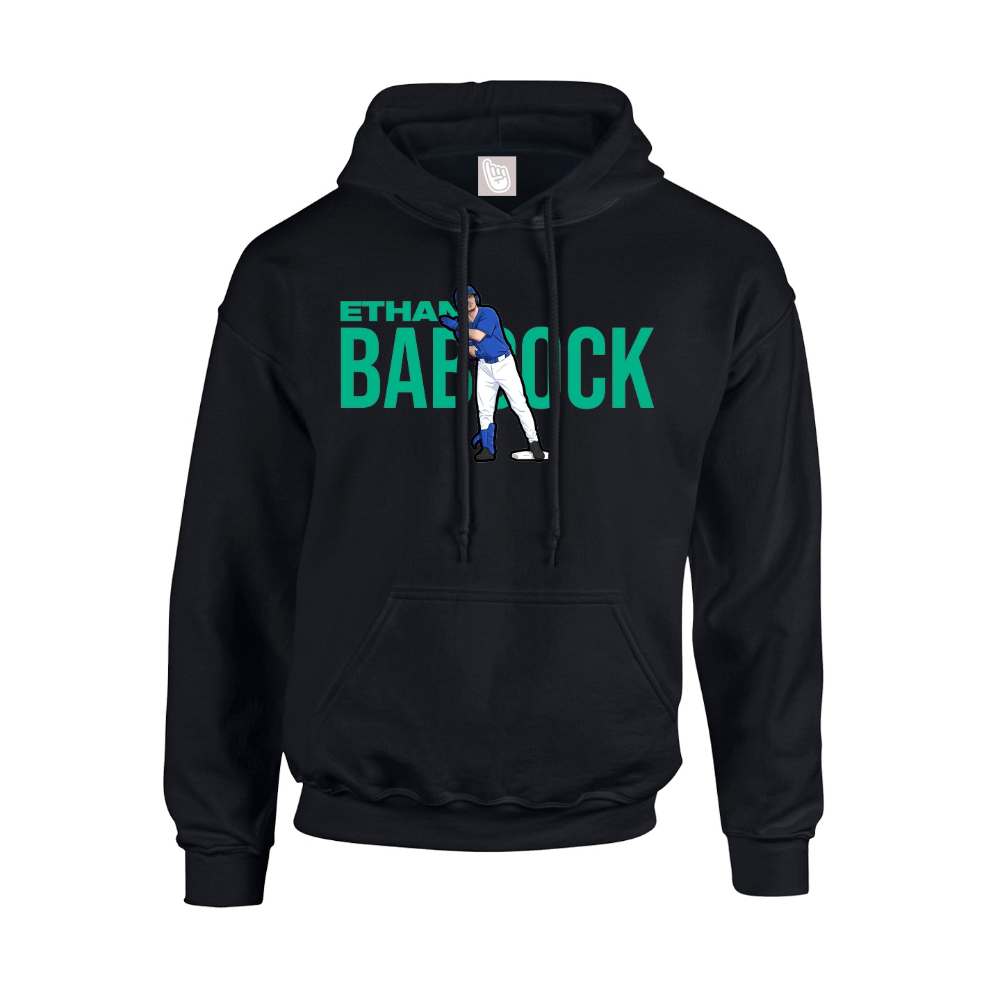 Hoodie — Player Name in Black