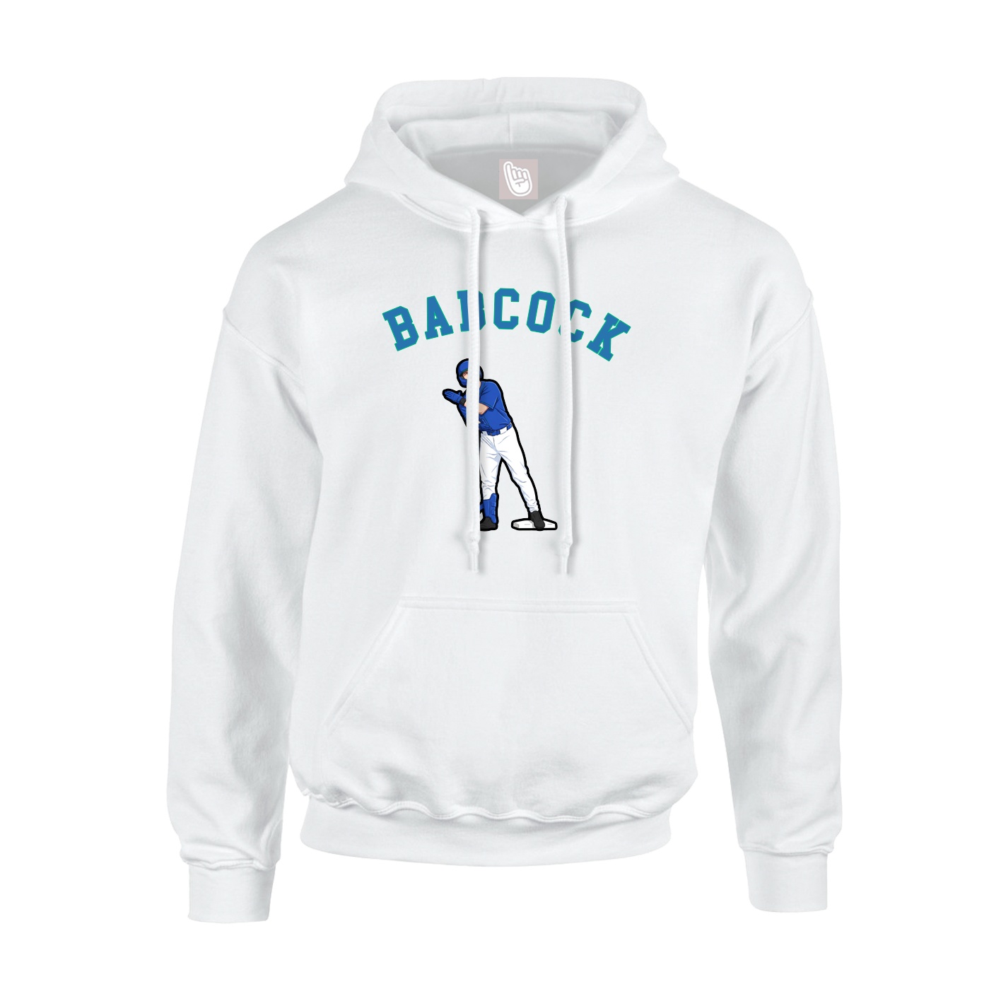 Hoodie — Shirsey Arch in White