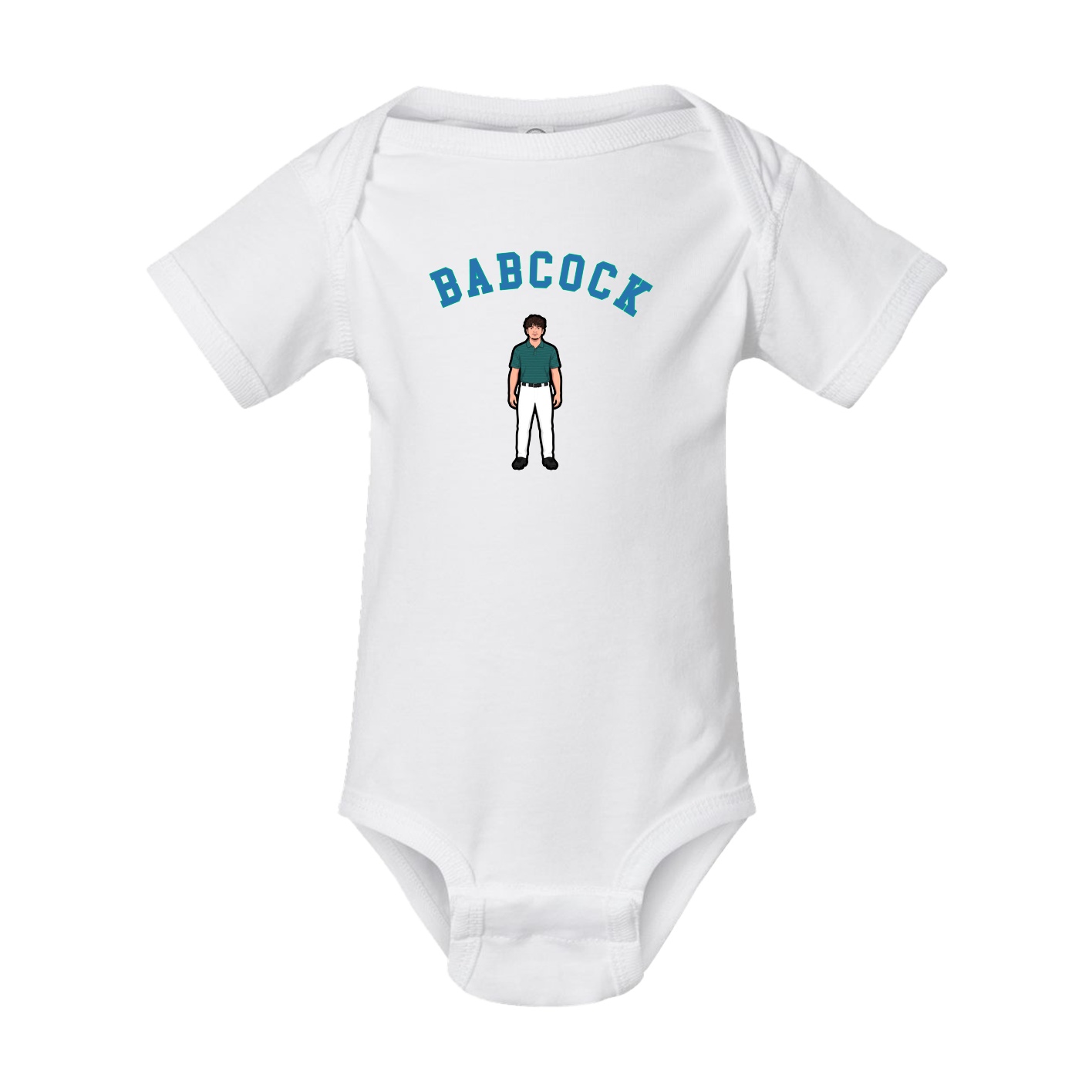 Baby Onesie — Shirsey Arch in White