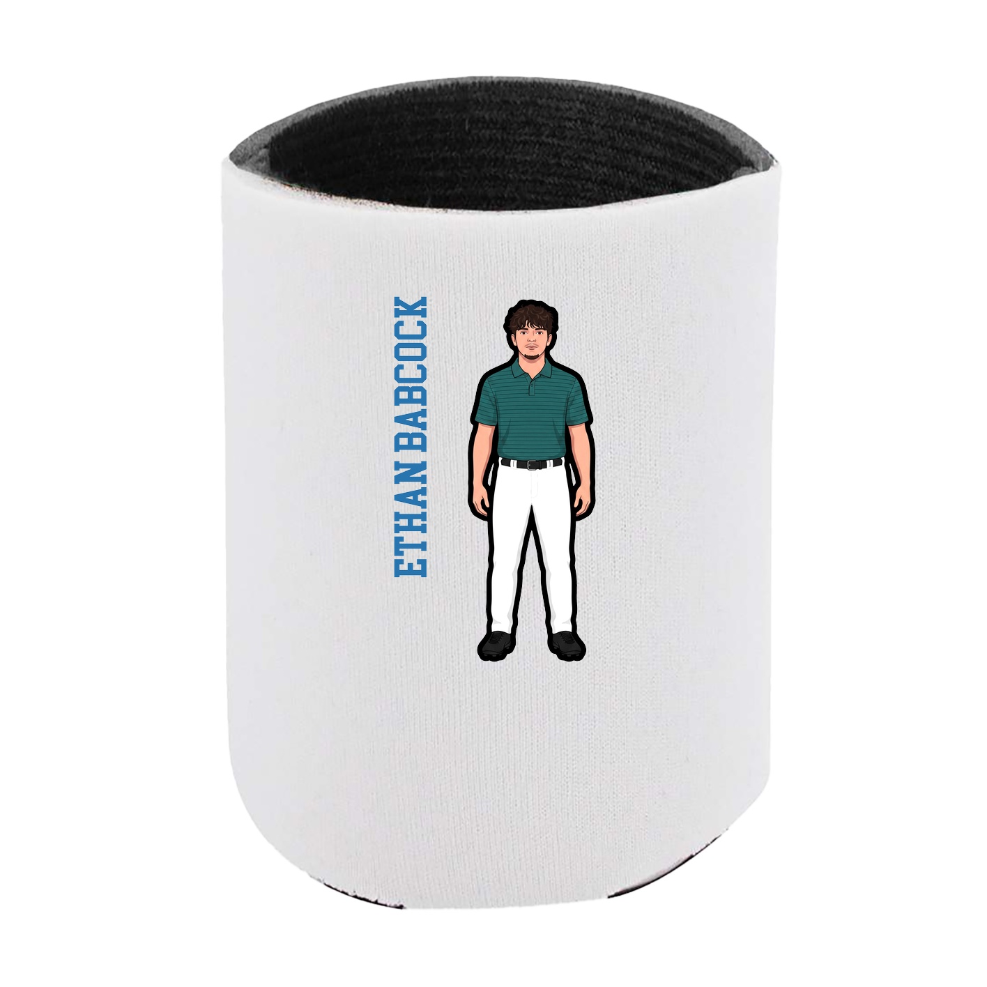 Can Holder — Name Vertical in White