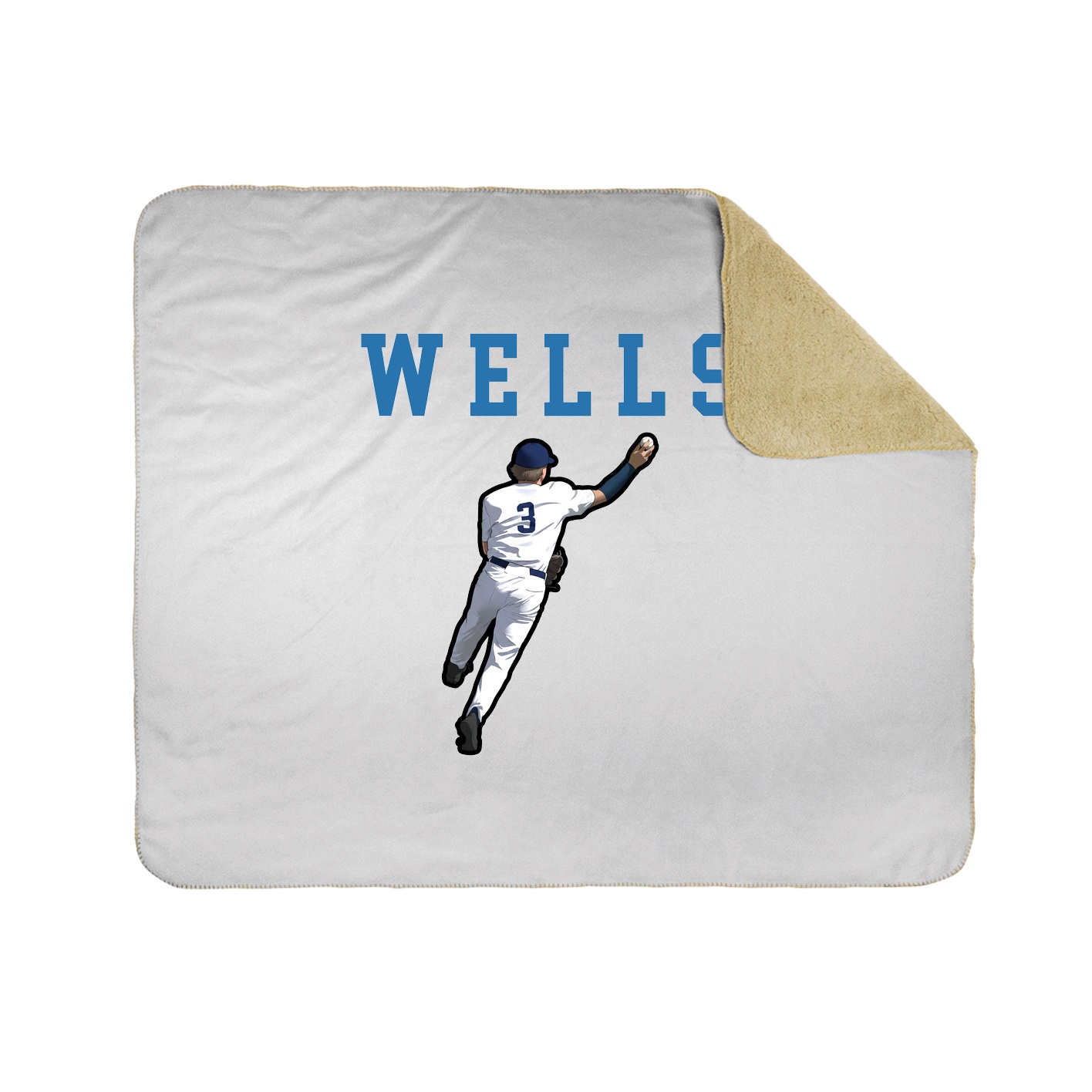 Throw Blanket — Shirsey in White