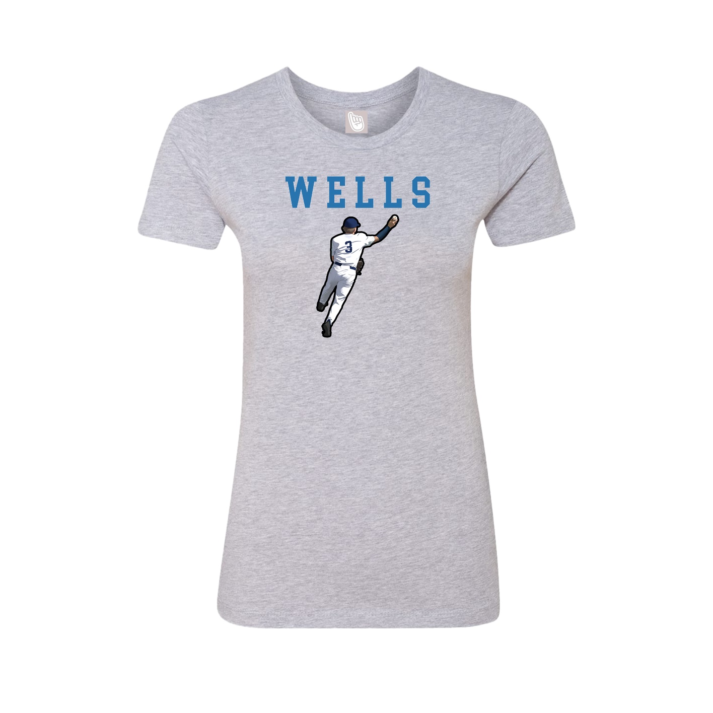 Fitted Women's Tee — Shirsey in Grey