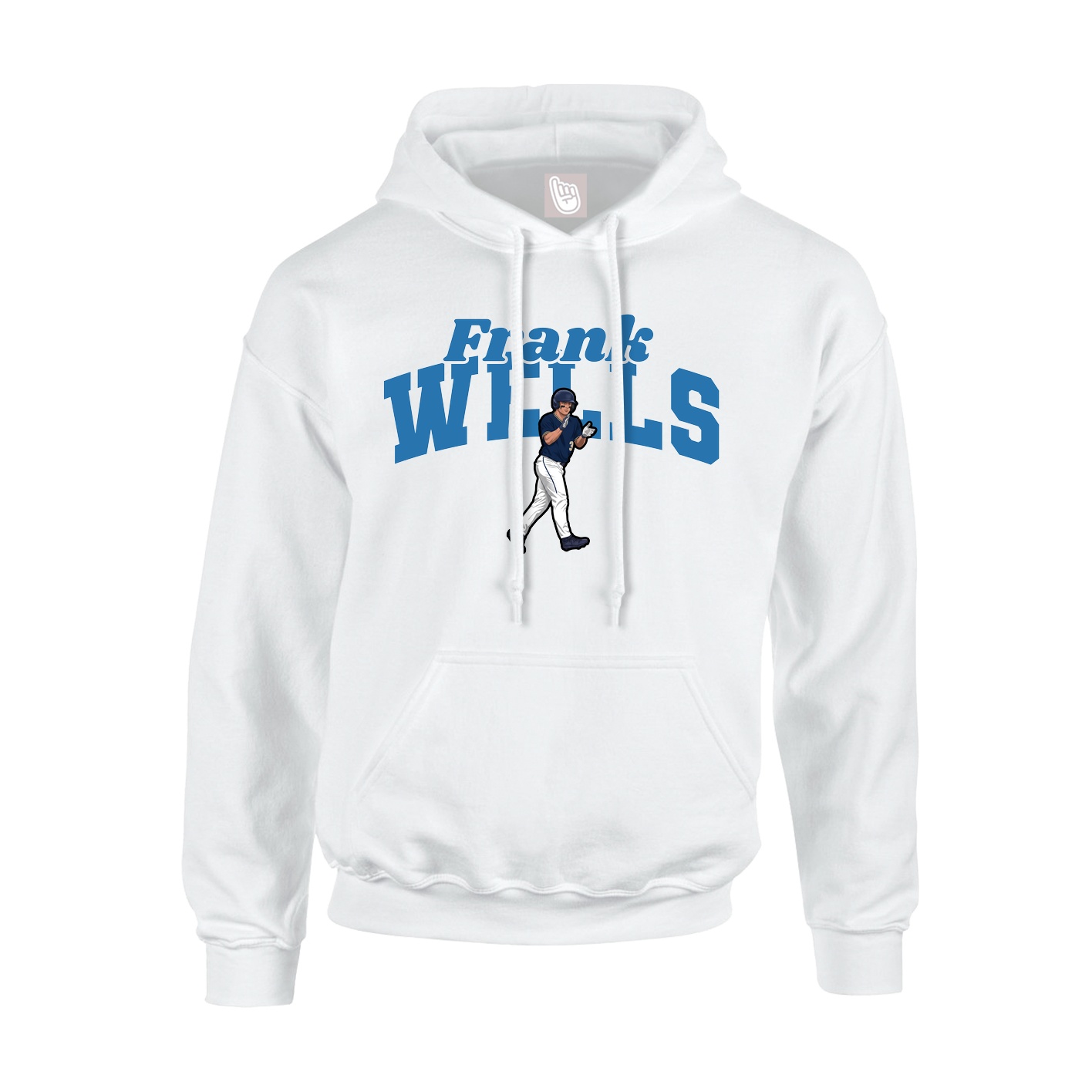 Youth Hoodie — Signature Arch in White