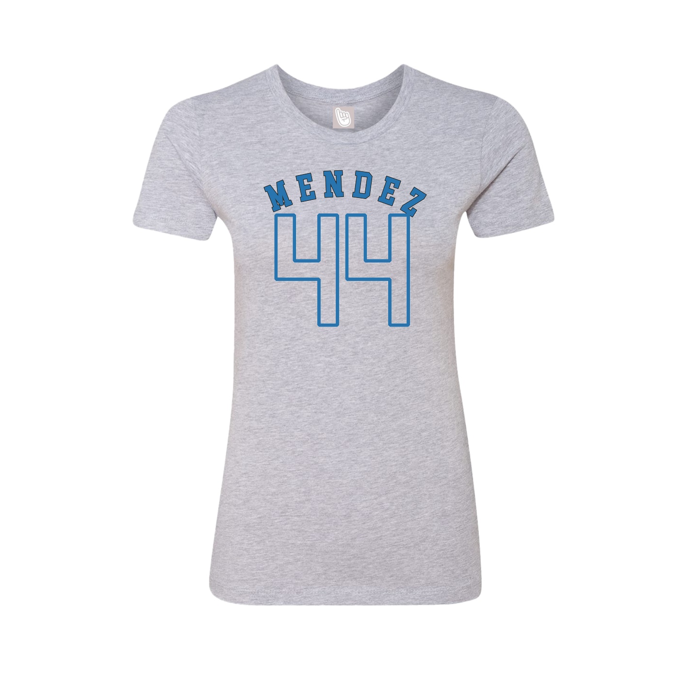 Fitted Women's Tee — Shirsey Arch in Grey