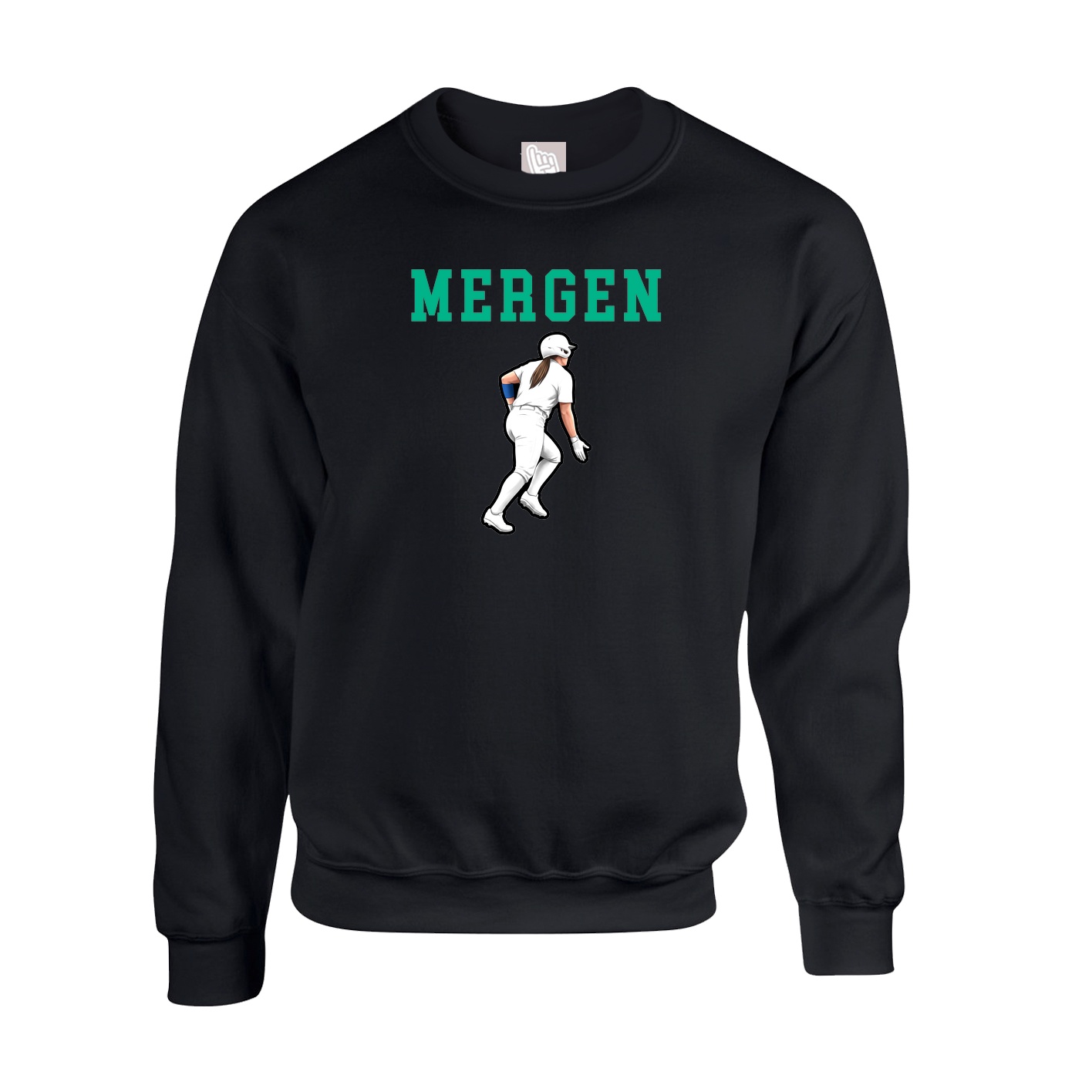 Fleece Crew — Shirsey in Black