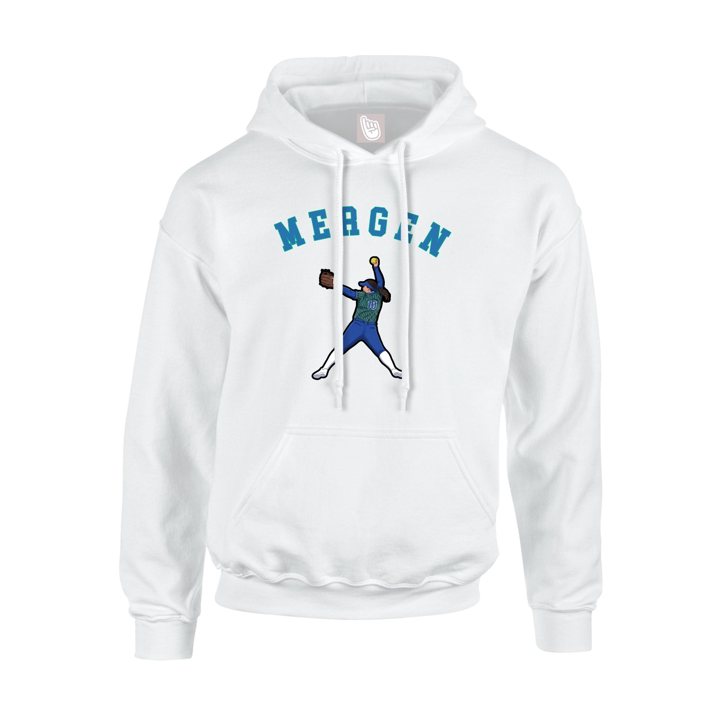 Hoodie — Shirsey Arch in White