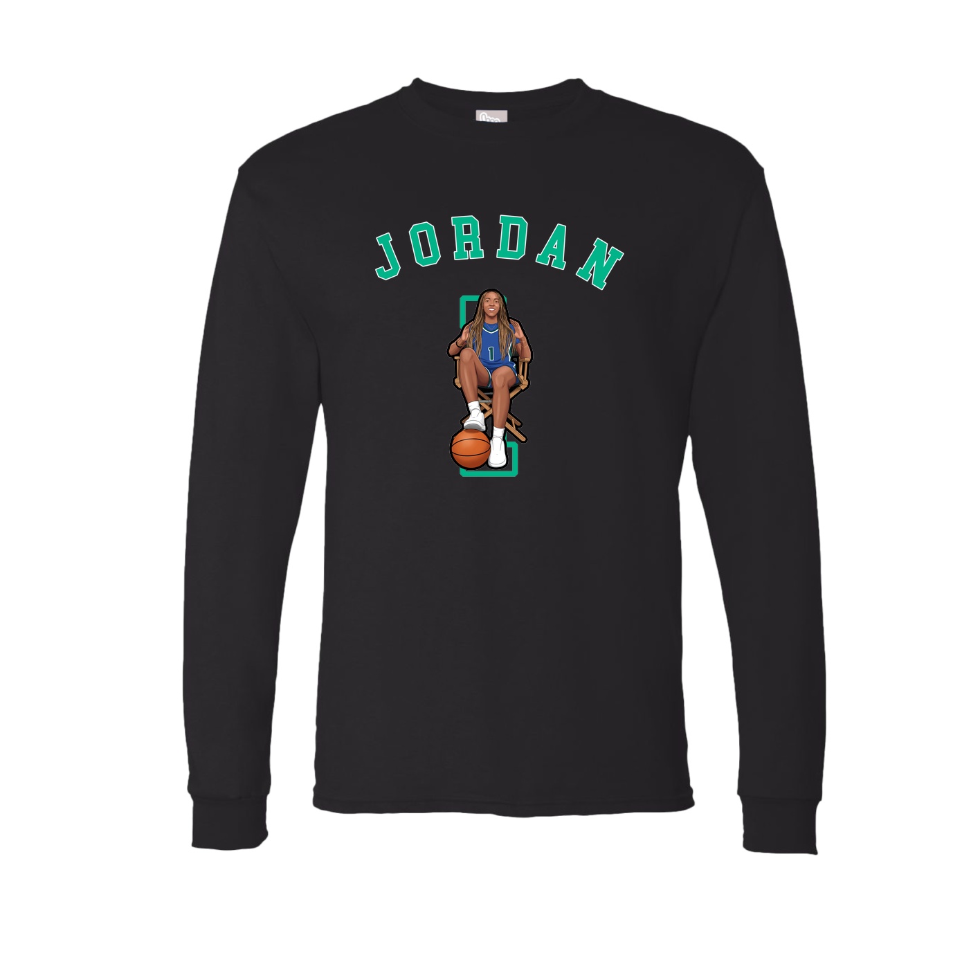 Long Sleeve Tee — Shirsey Arch in Black