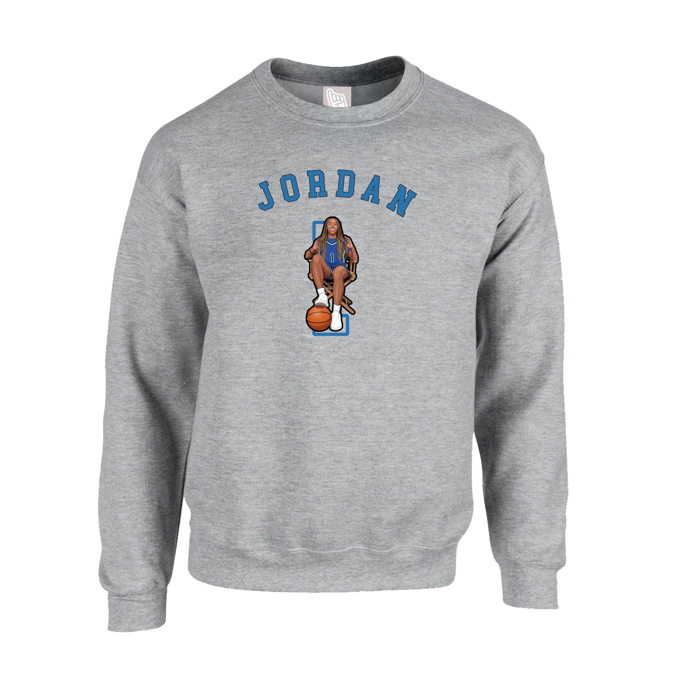 Fleece Crew — Shirsey Arch in Grey