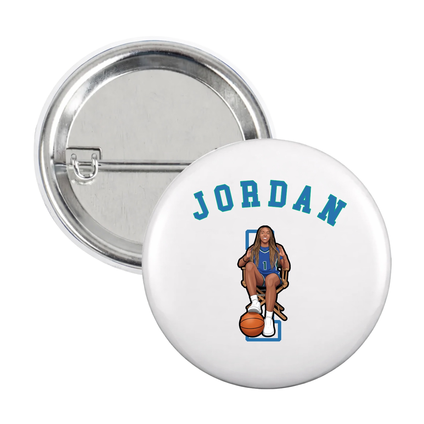 Game Day Button — Shirsey Arch in White