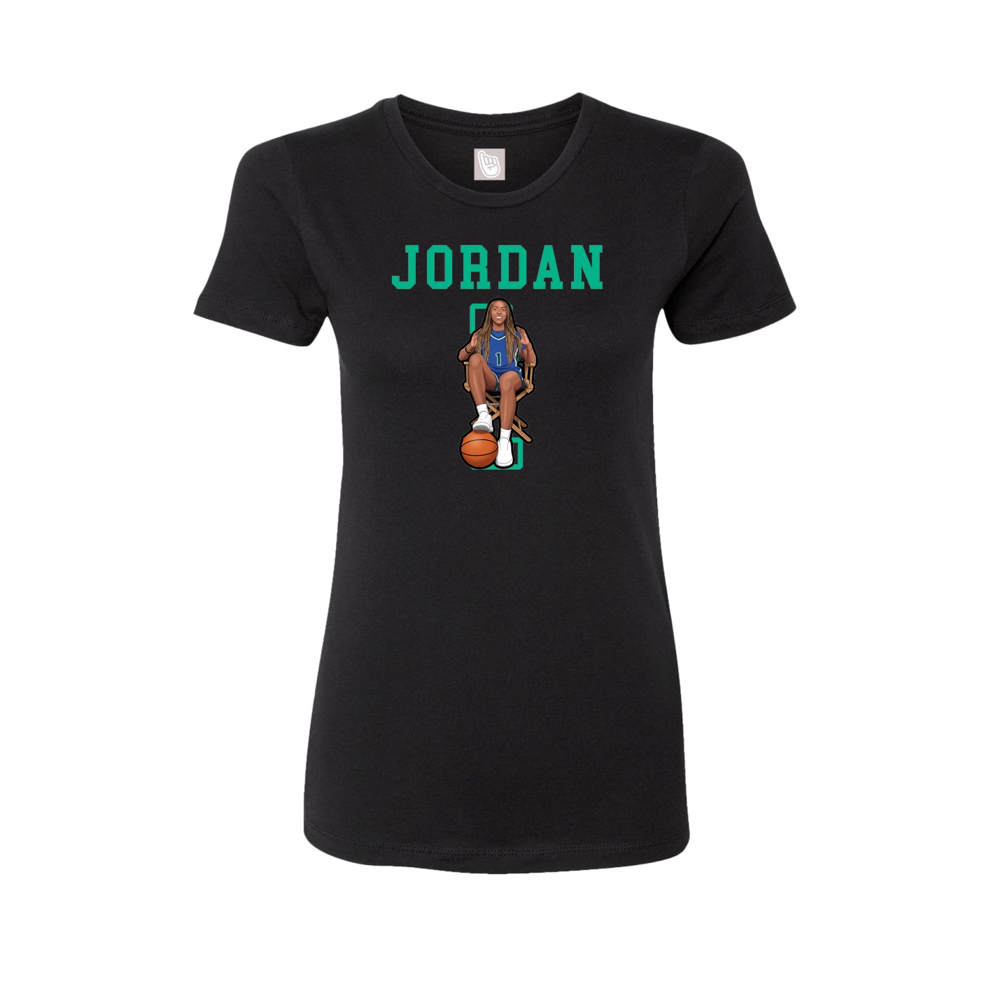 Fitted Women's Tee — Shirsey in Black