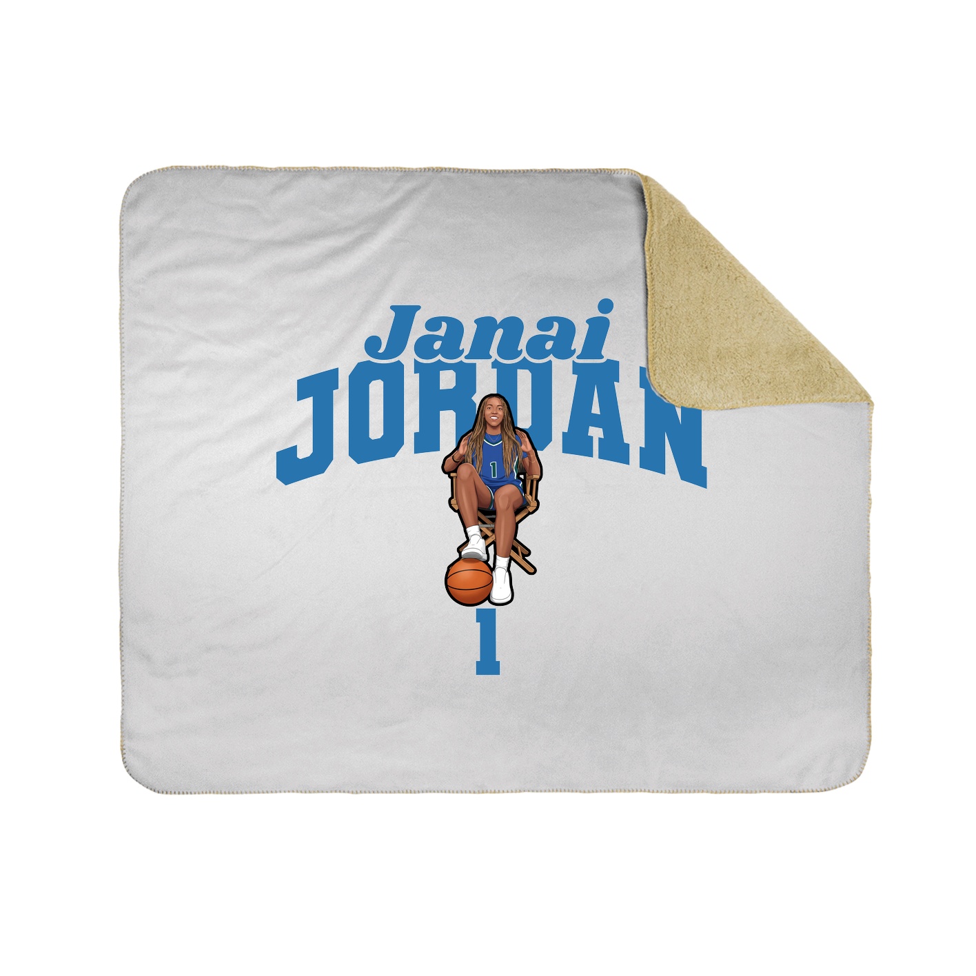 Throw Blanket — Signature Arch in White