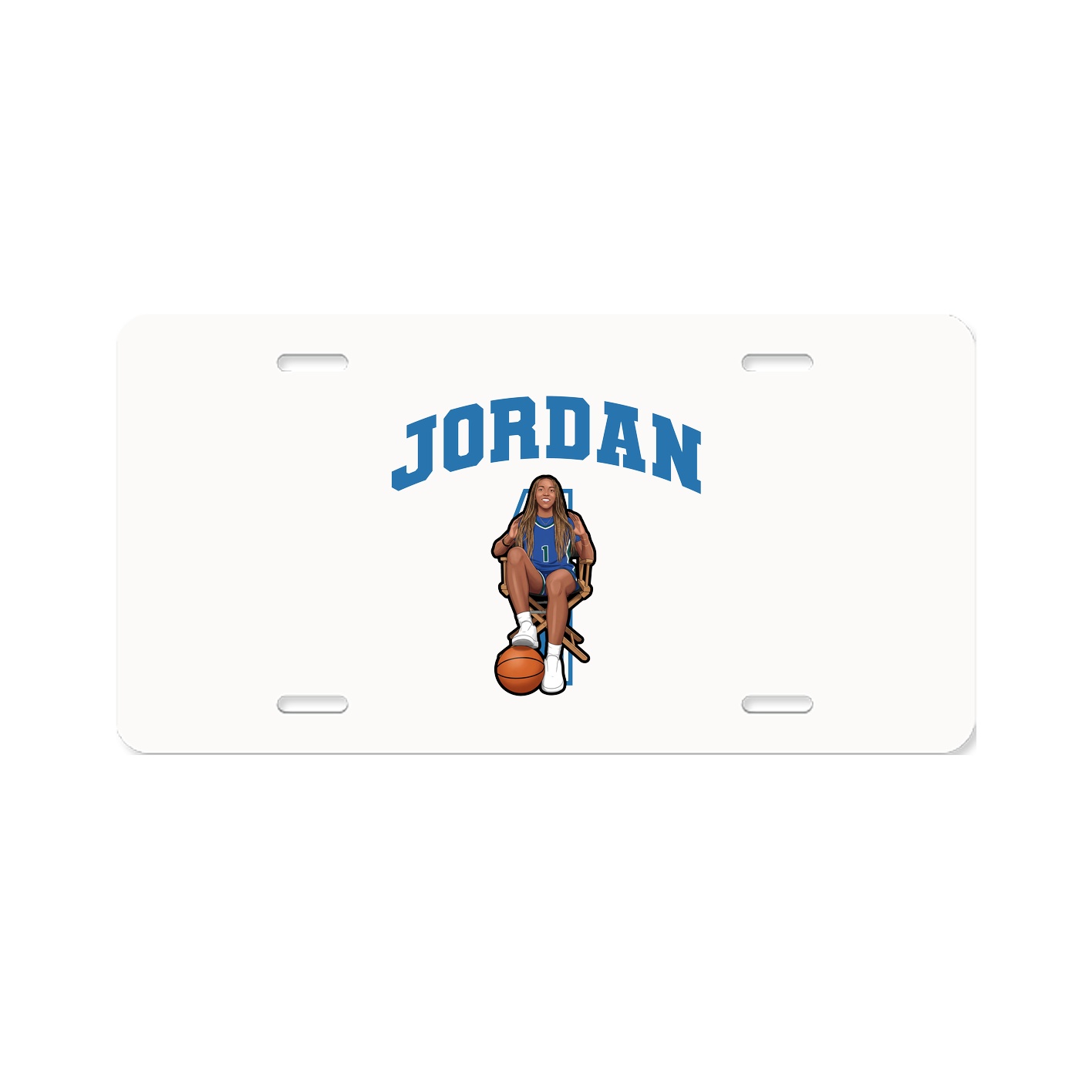 License Plate — Number in Classic