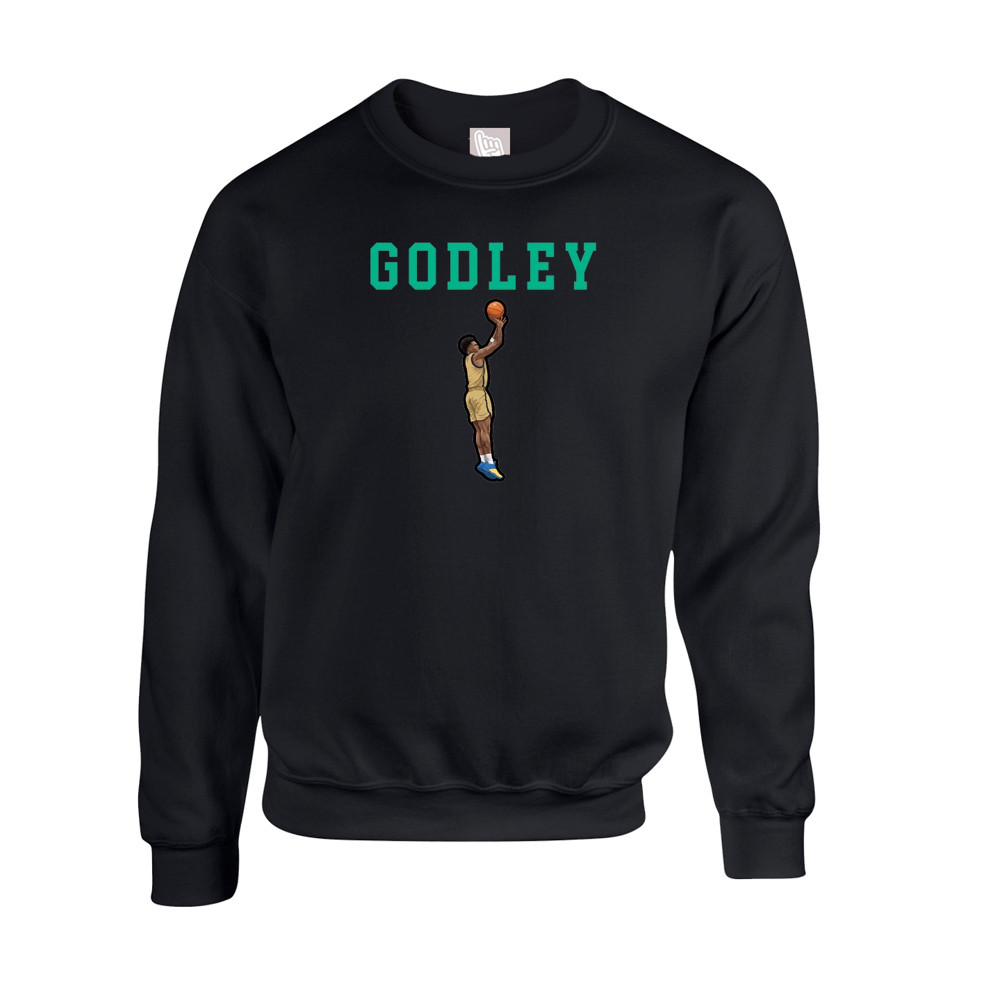 Fleece Crew — Shirsey in Black