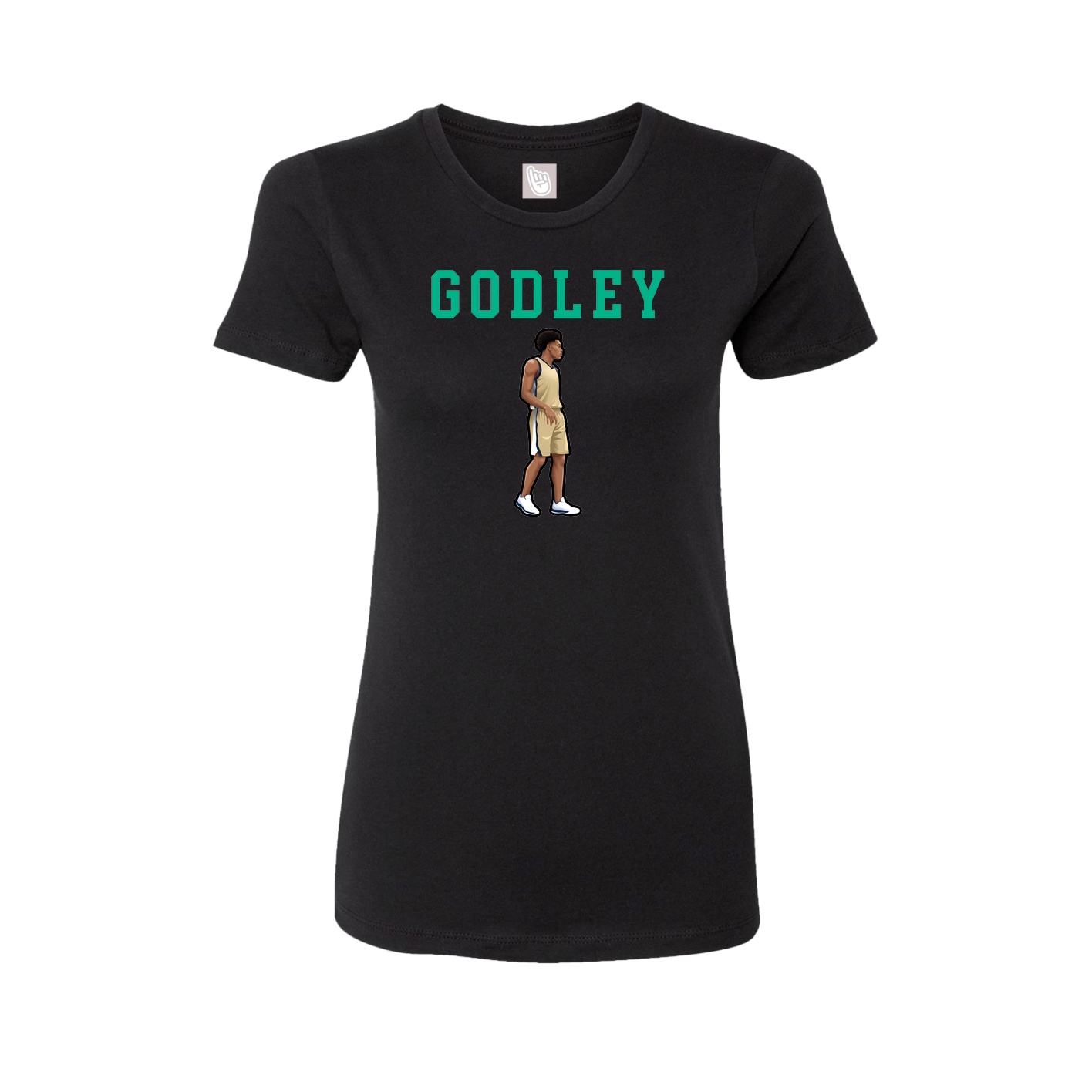 Fitted Women's Tee — Shirsey in Black