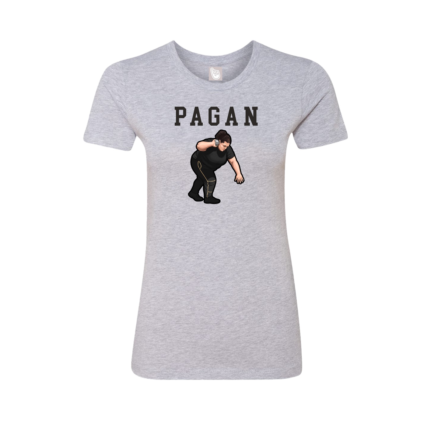 Fitted Women's Tee — Shirsey in Grey