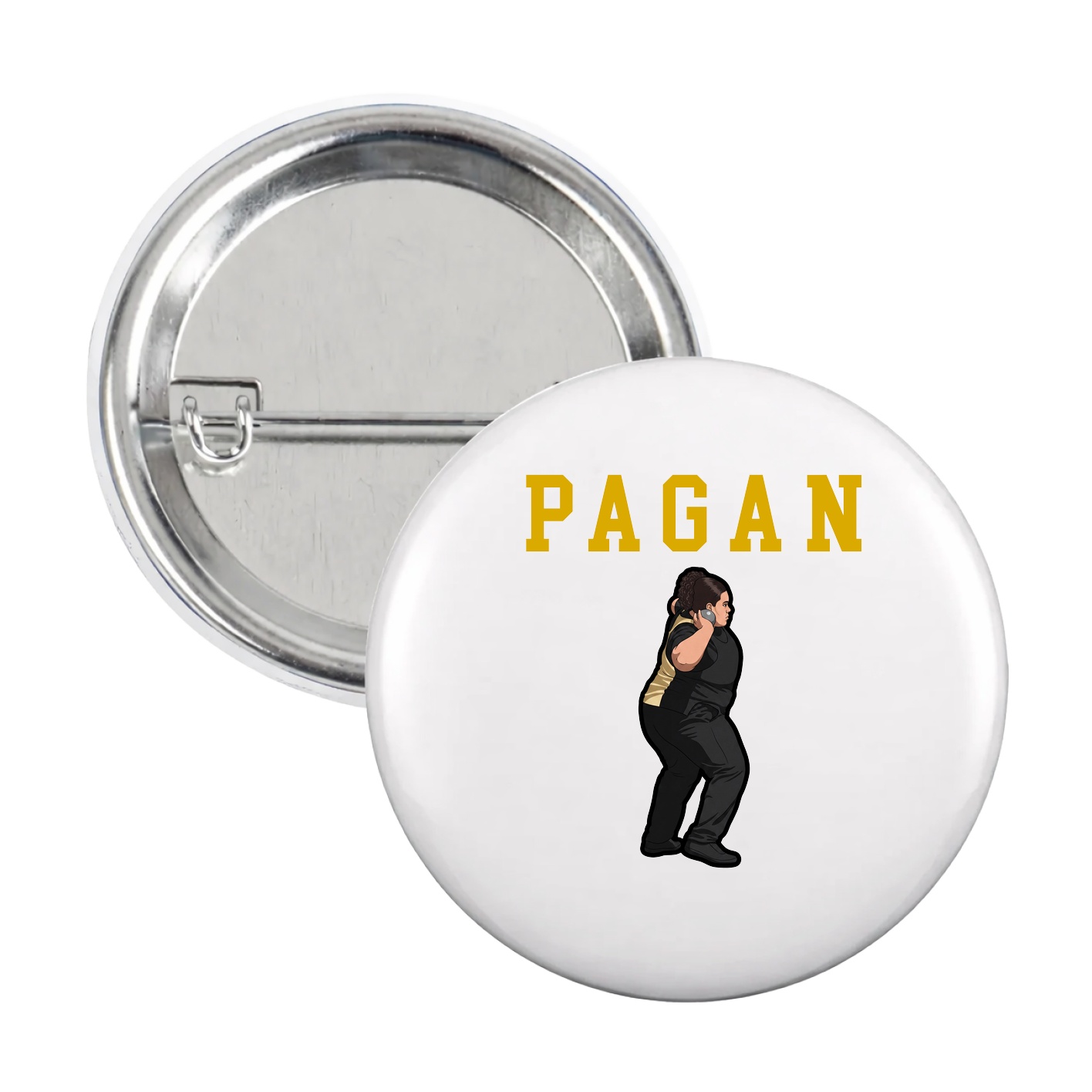 Game Day Button — Shirsey in White