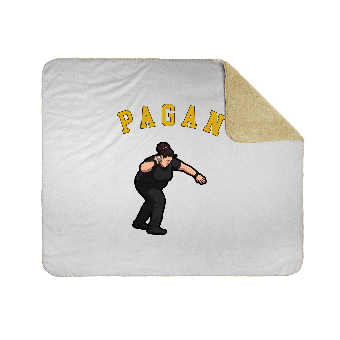 Throw Blanket — Shirsey Arch in White