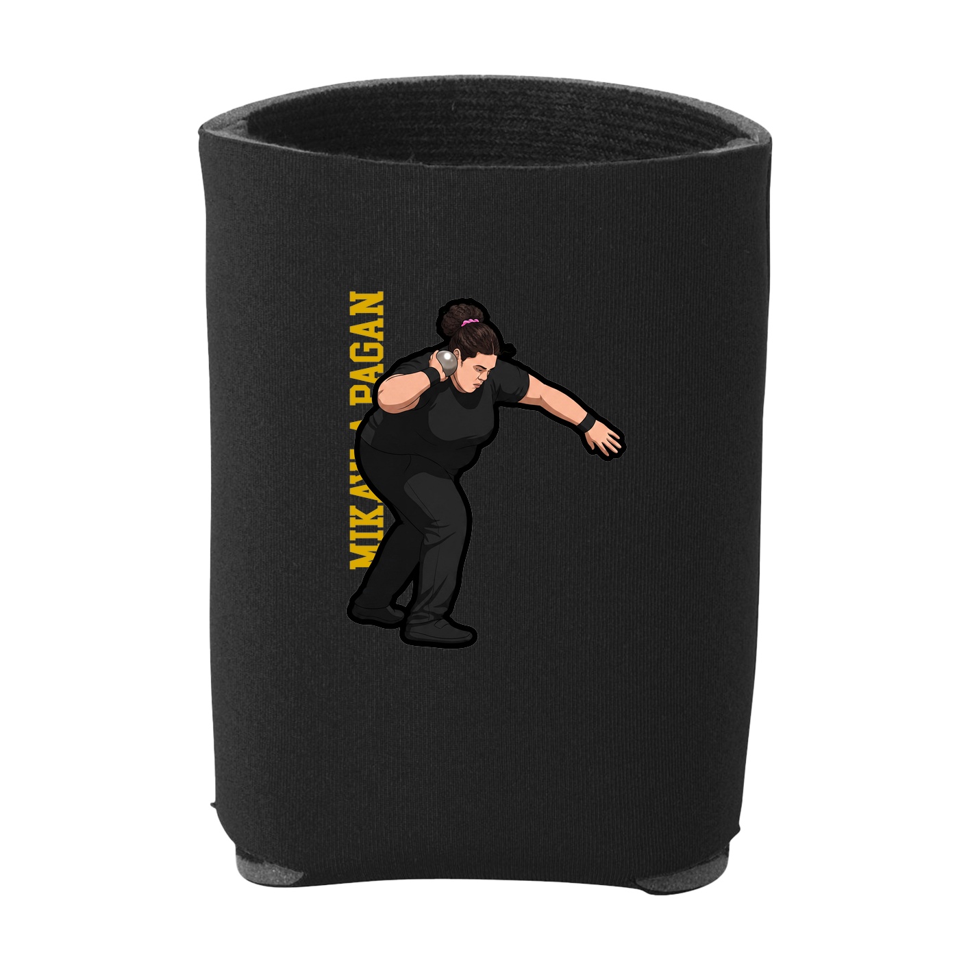 Can Holder — Name Vertical in Black