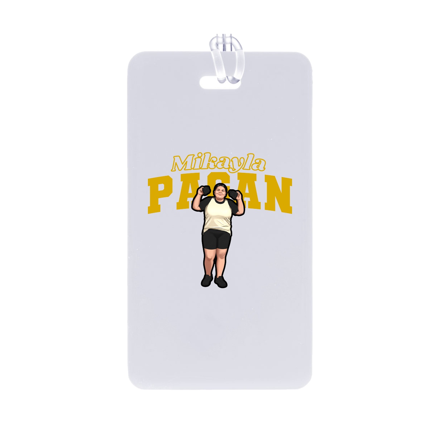 Bag Tag — Name Arch in Classic