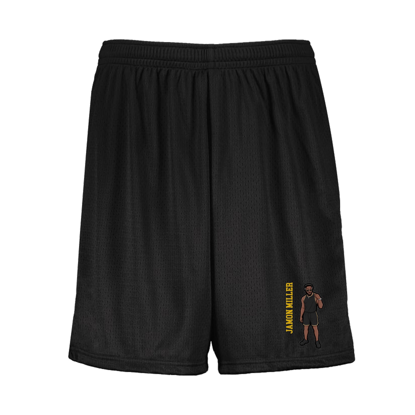 Shorts — Name Vertical in Black