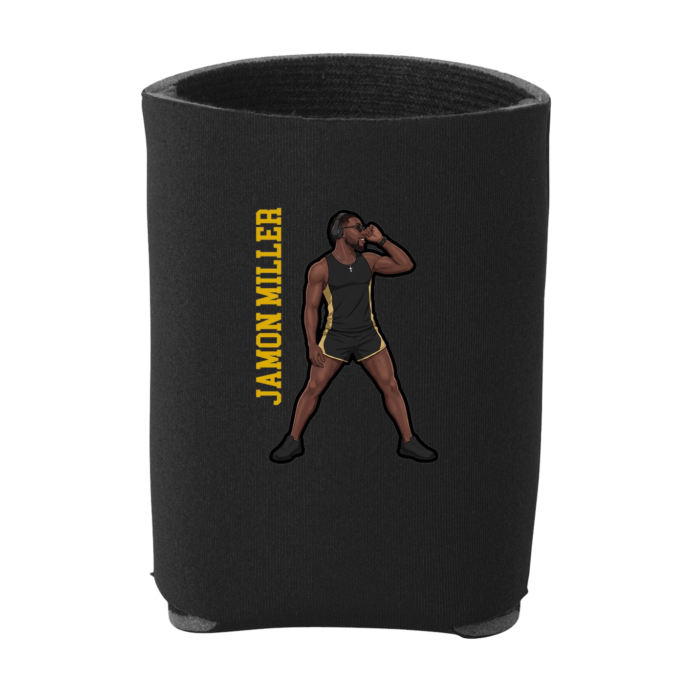 Can Holder — Name Vertical in Black