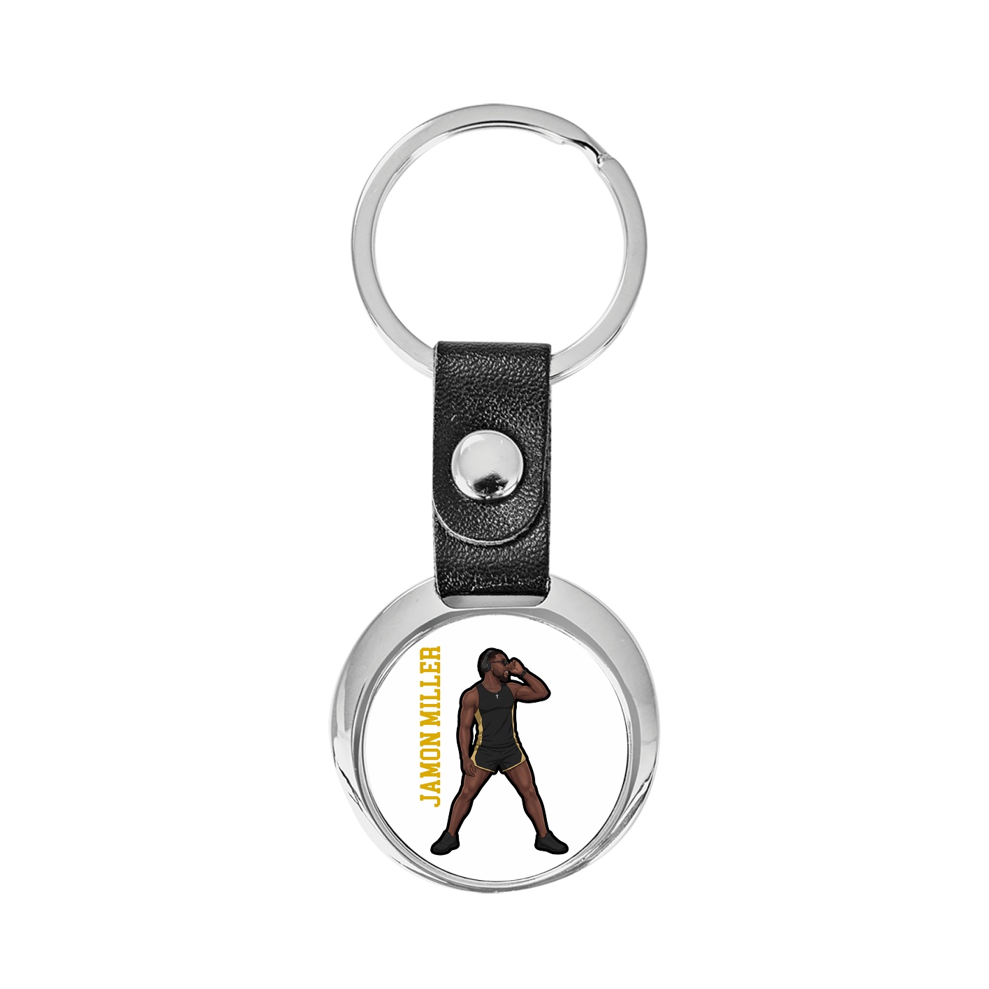 Key Chain — Name Vertical in Classic