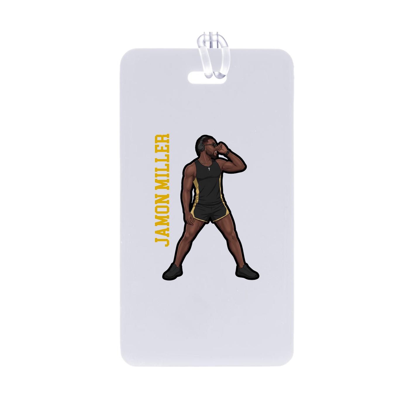 Bag Tag — Name Vertical in Classic