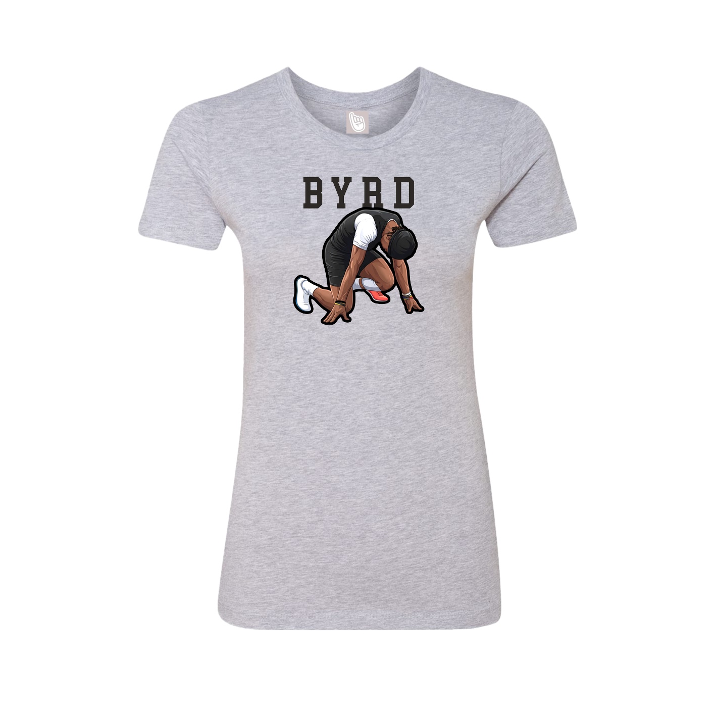 Fitted Women's Tee — Shirsey in Grey