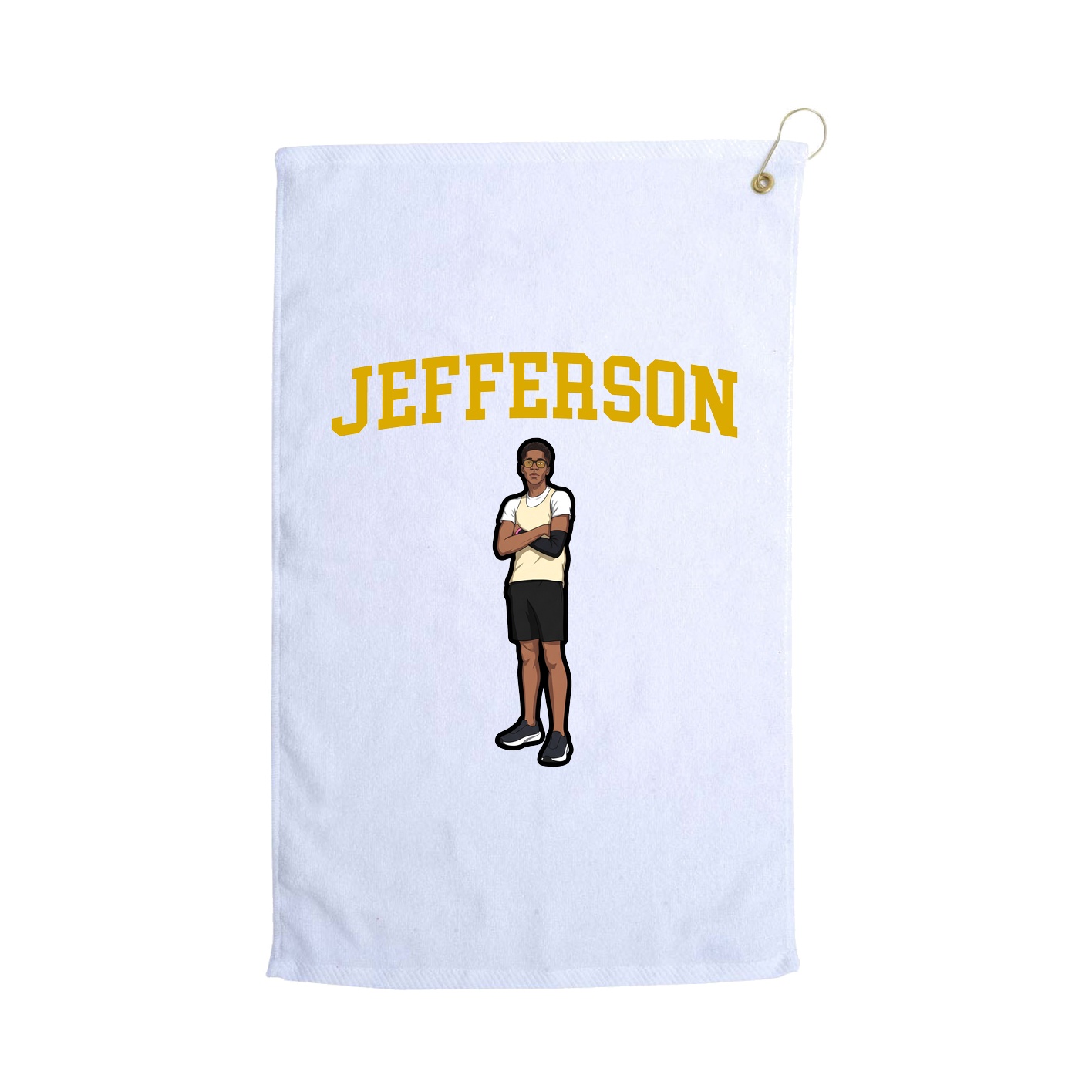 Golf Towel — Shirsey in White