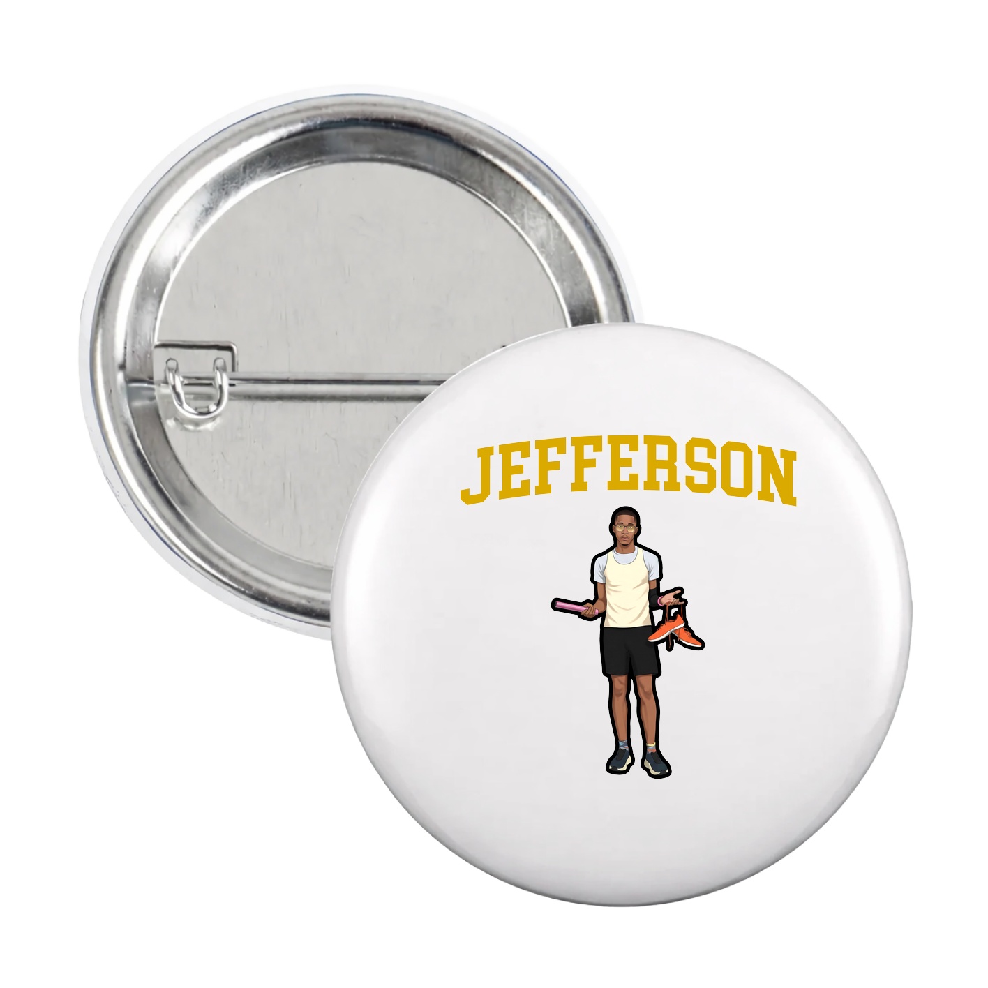 Game Day Button — Shirsey in White