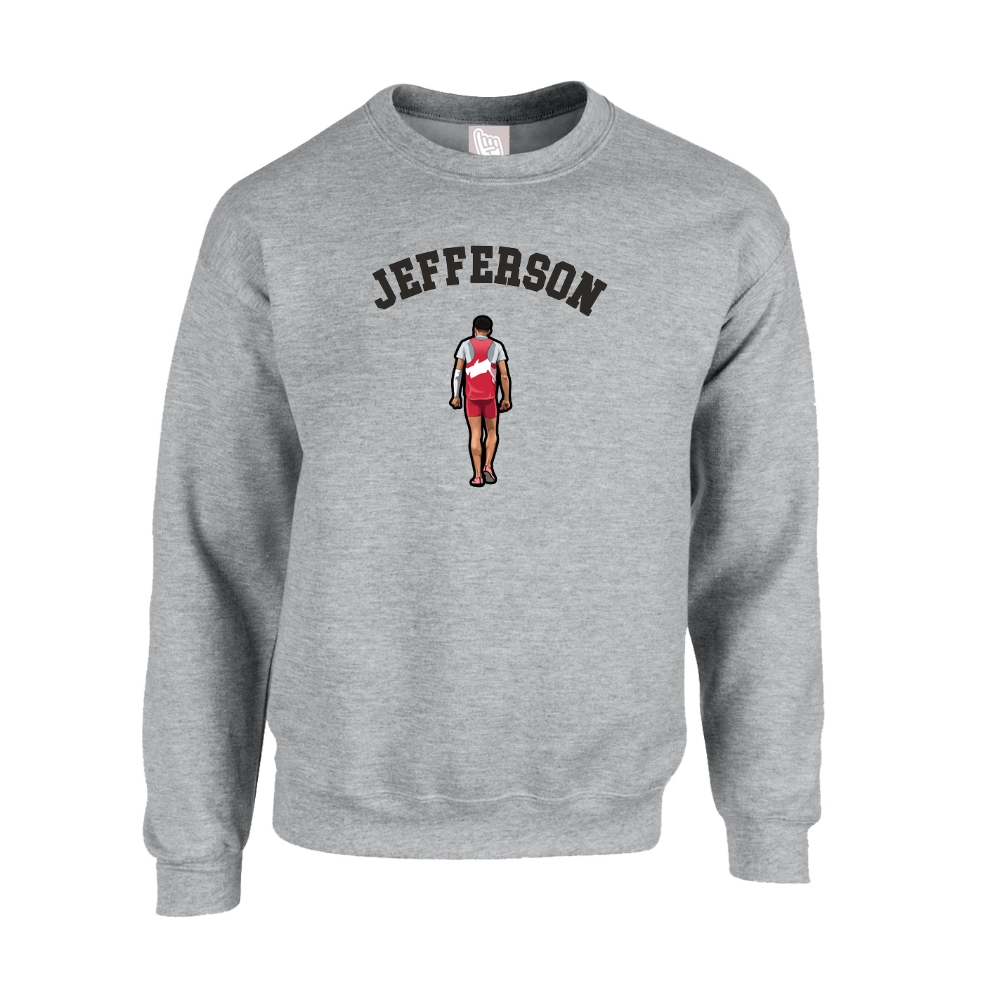 Fleece Crew — Shirsey Arch in Grey