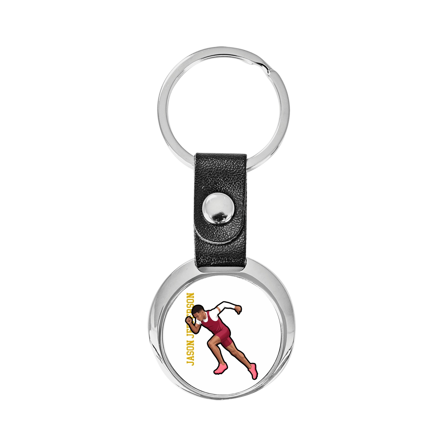 Key Chain — Name Vertical in Classic