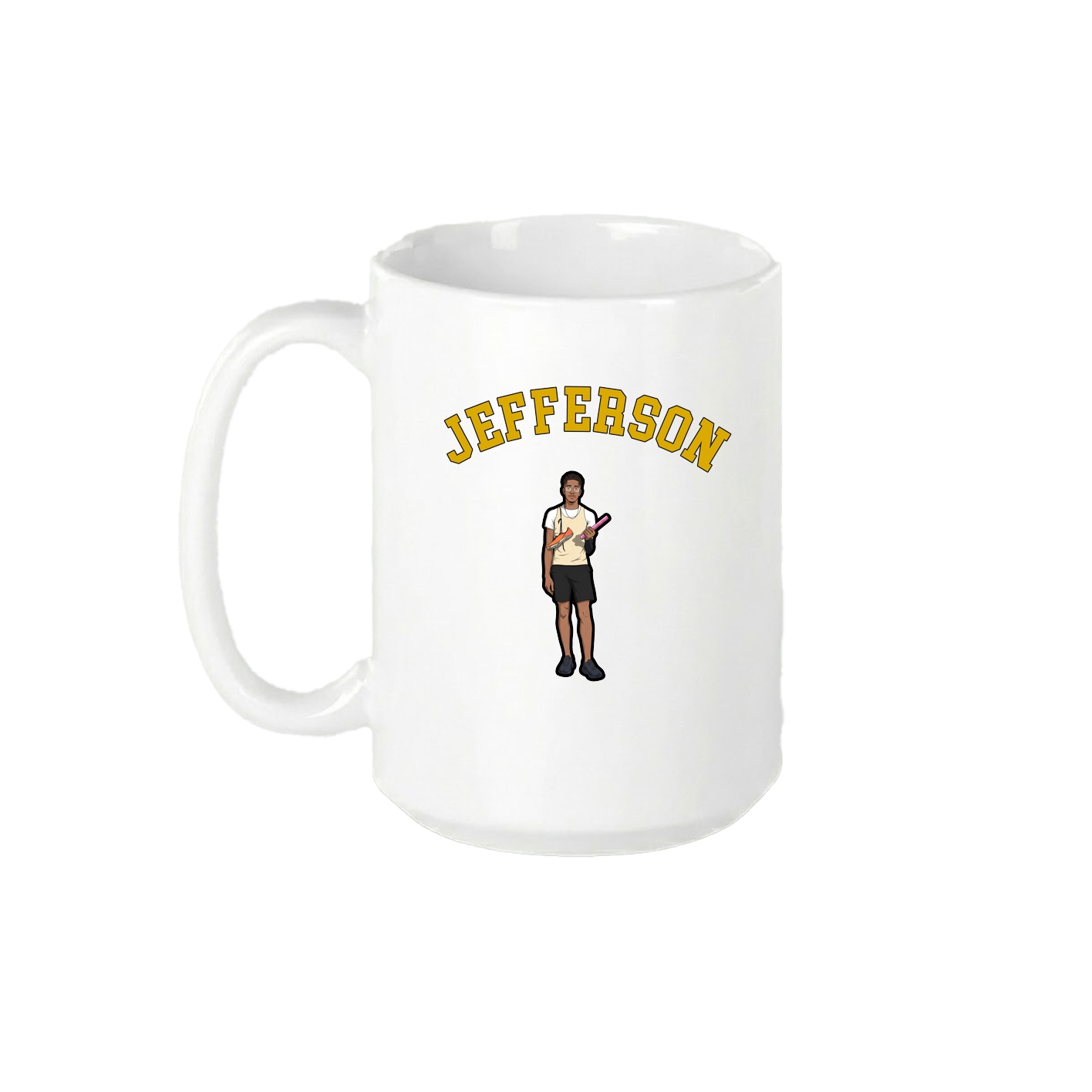 15oz Coffee Mug — Shirsey Arch in White