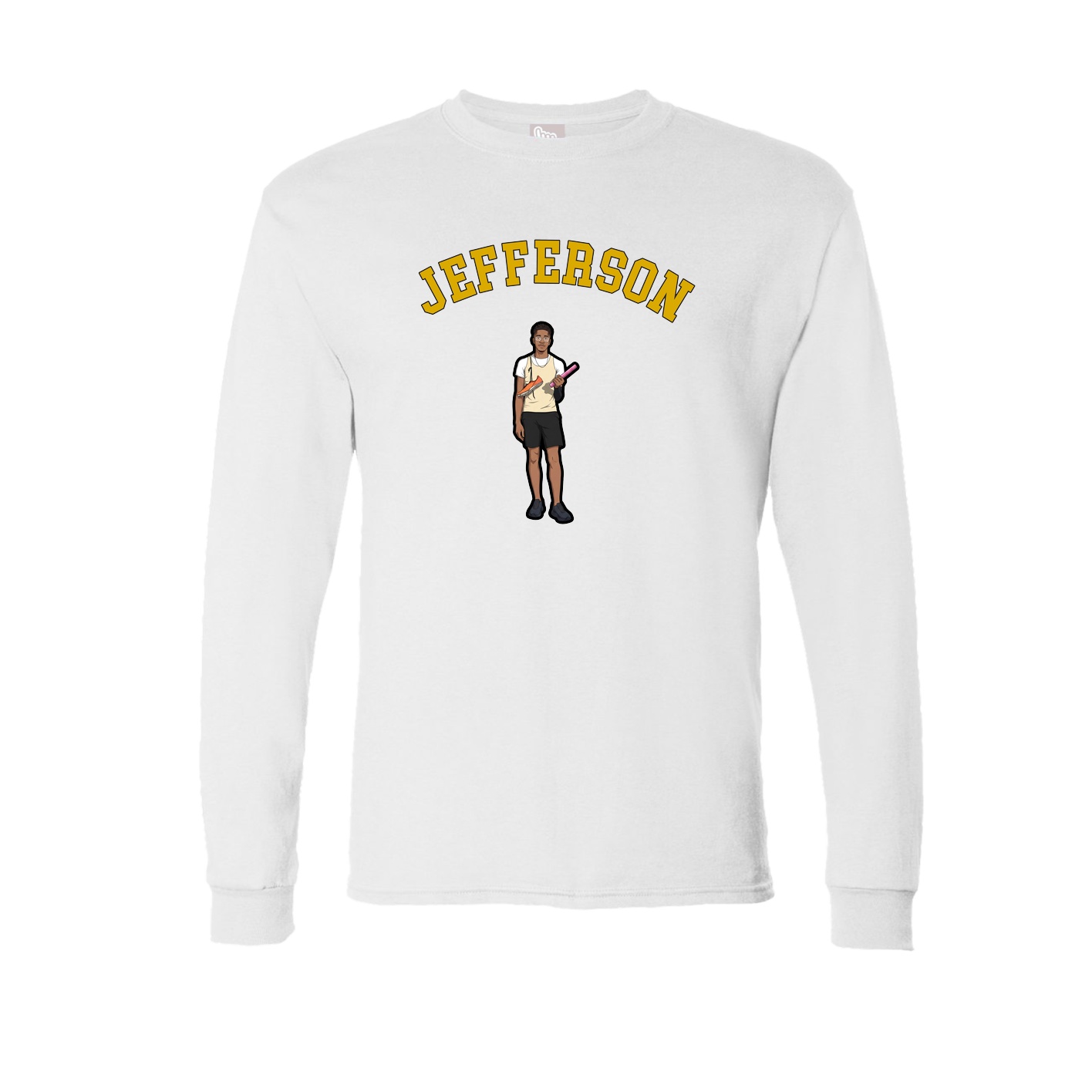 Long Sleeve Tee — Shirsey Arch in White