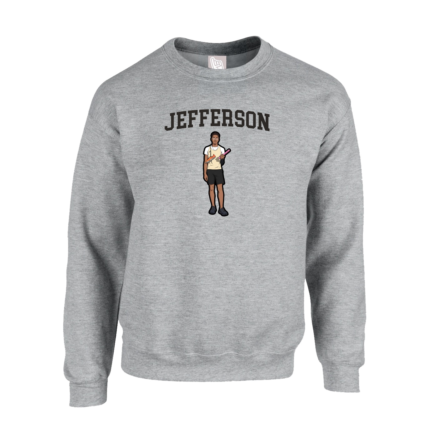 Fleece Crew — Shirsey in Grey