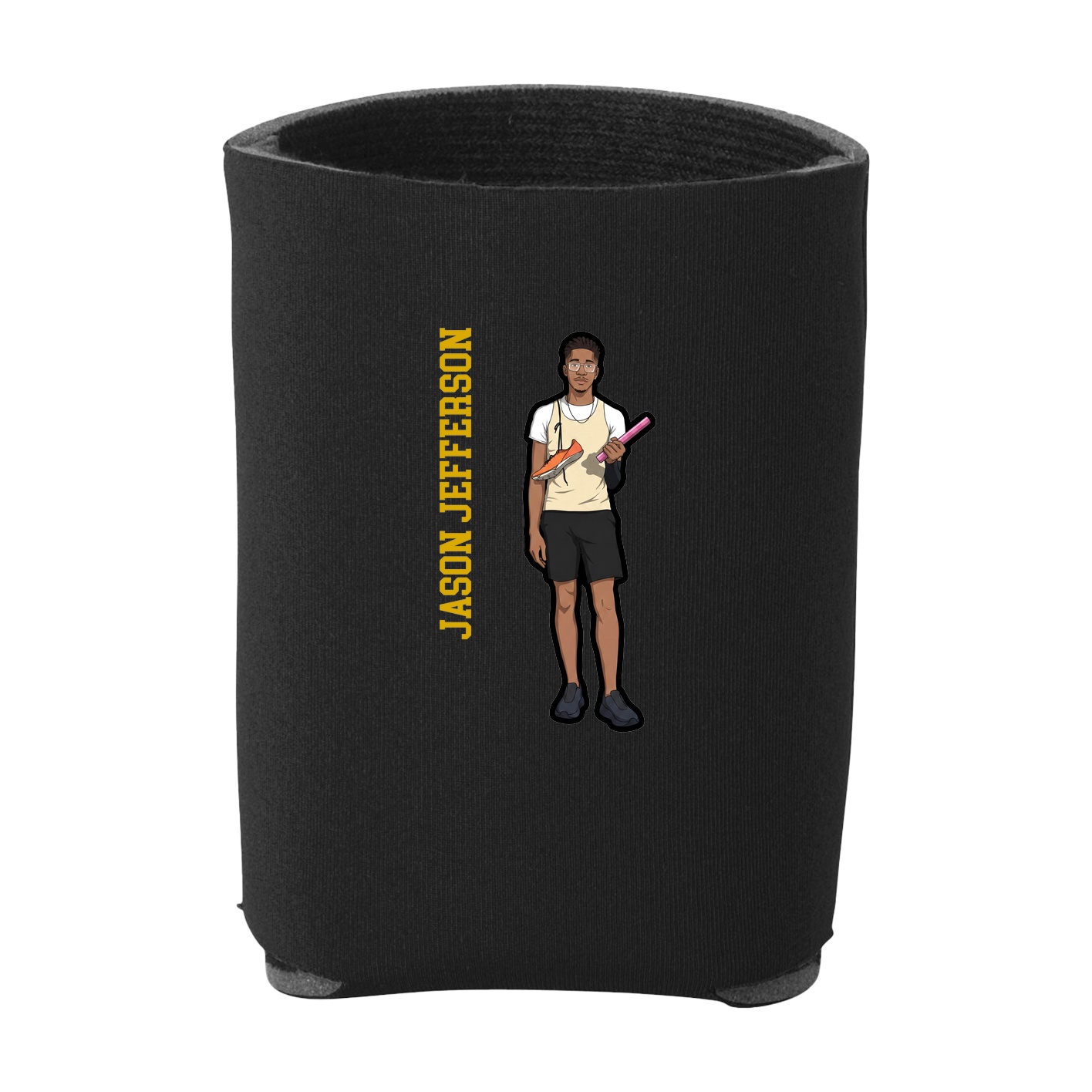 Can Holder — Name Vertical in Black